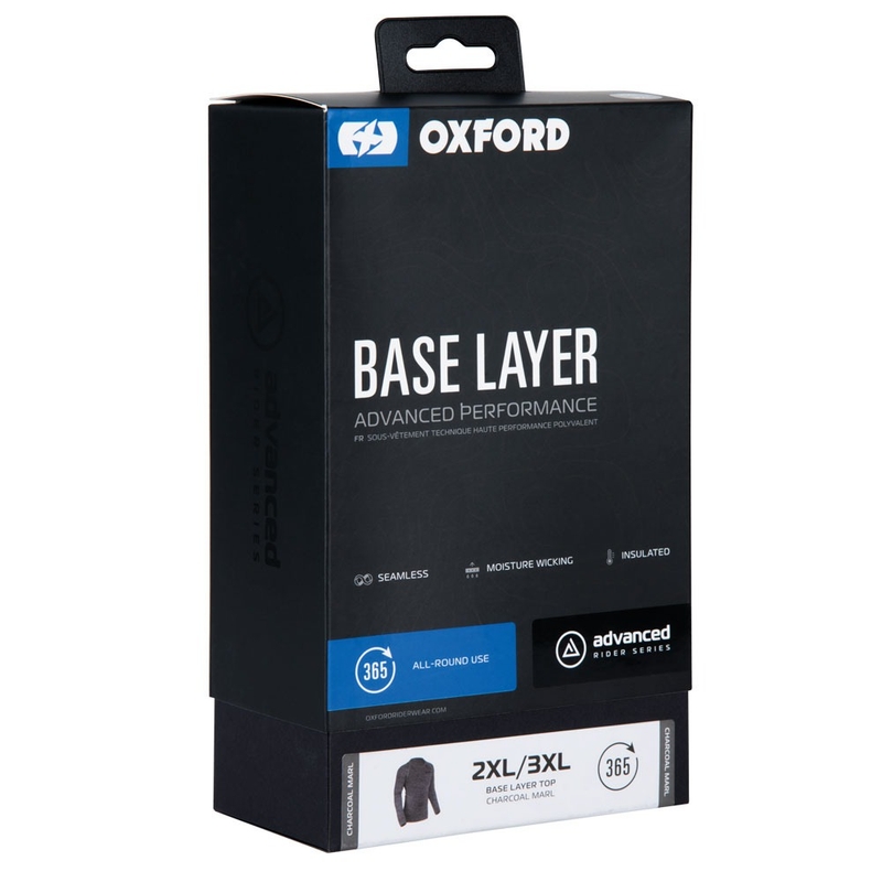 Oxford Advanced Base Layer ropa interior térmica negro-gris