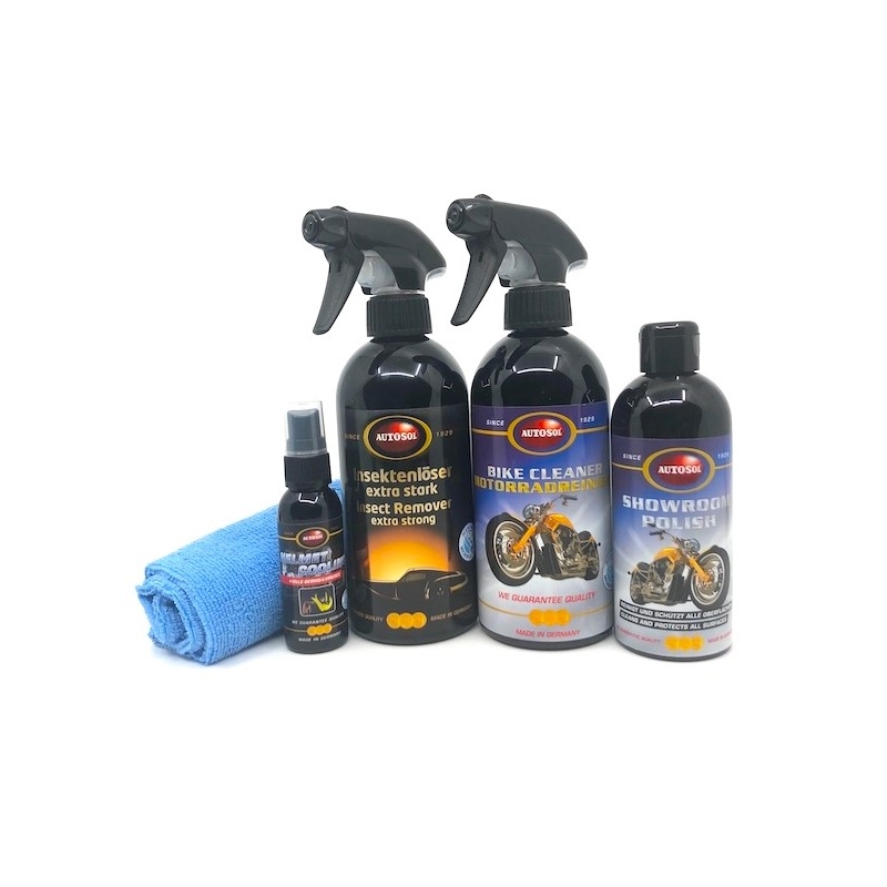 Set de regalo Autosol para la limpieza de motocicletas de turismo