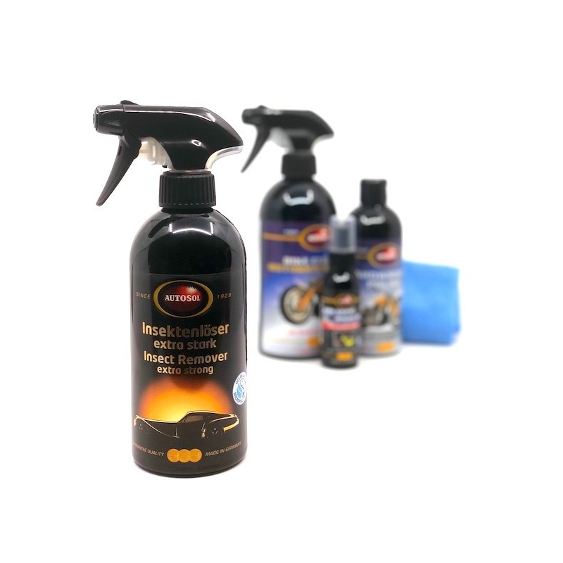 Set de regalo Autosol para la limpieza de motocicletas de turismo