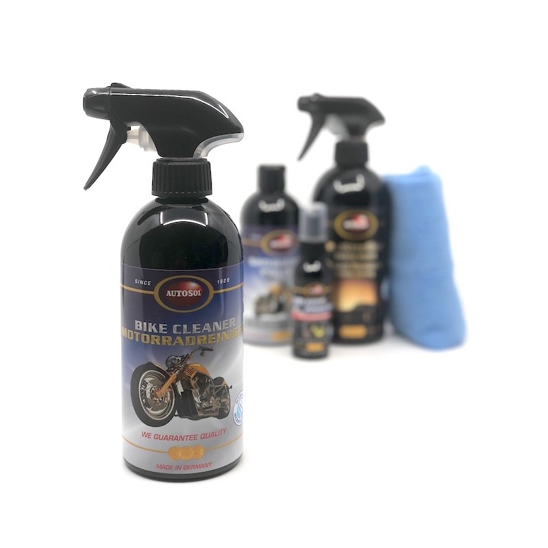 Set de regalo Autosol para la limpieza de motocicletas de turismo