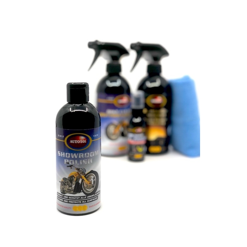 Set de regalo Autosol para la limpieza de motocicletas de turismo