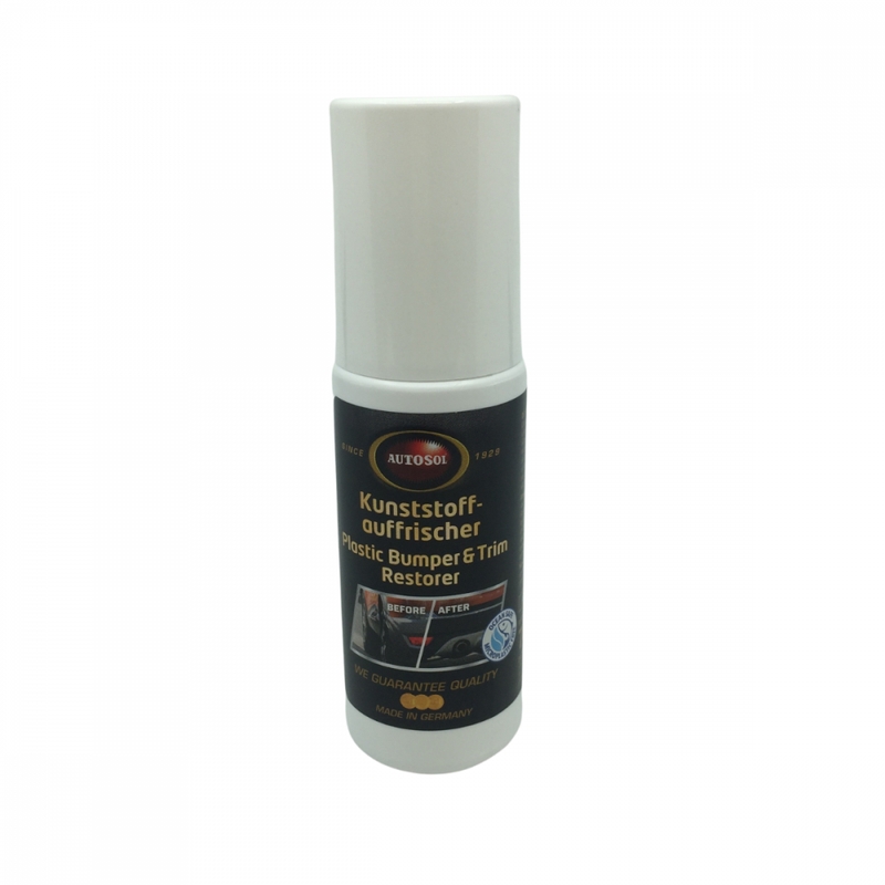 Restaurador de parachoques y molduras de plástico Autosol 75 ml