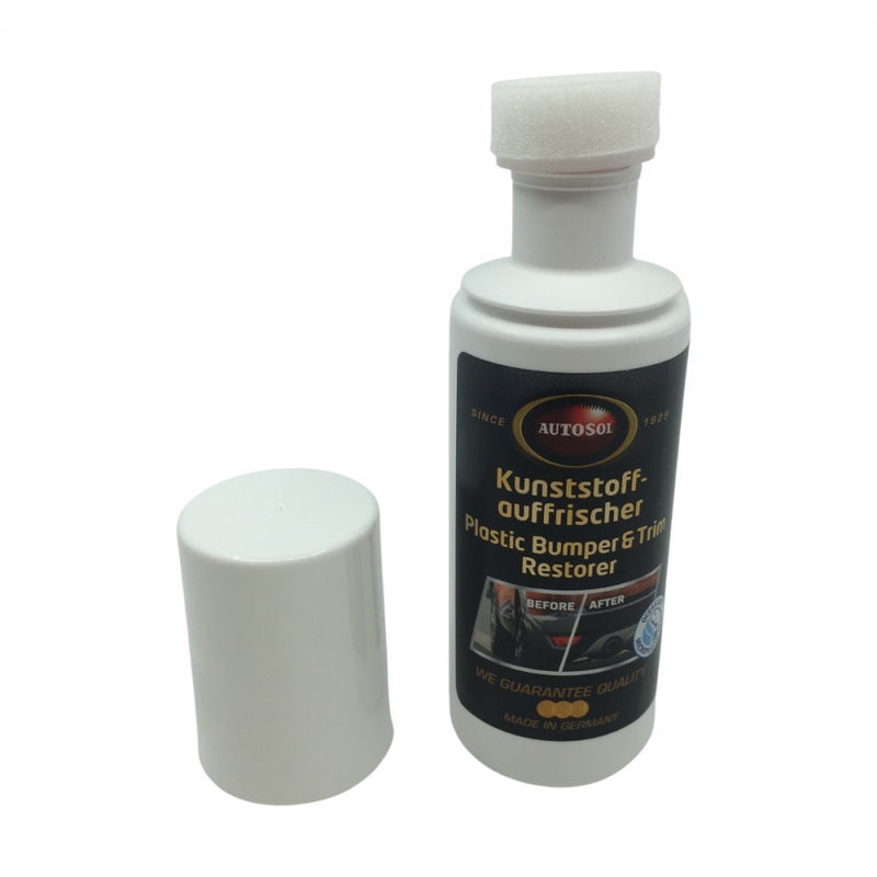 Restaurador de parachoques y molduras de plástico Autosol 75 ml