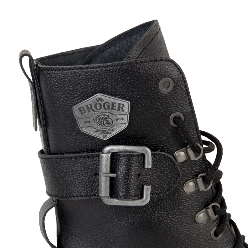 Botas de moto BROGER OHIO negro liquidación