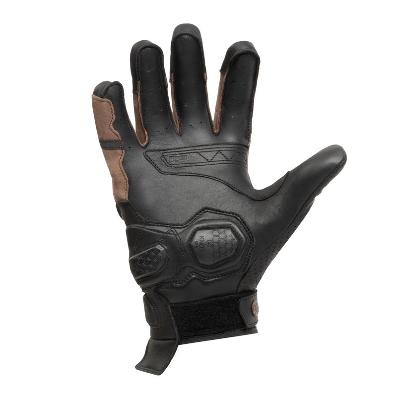 Guantes de moto para mujer BROGER Ohio vintage marrón liquidación