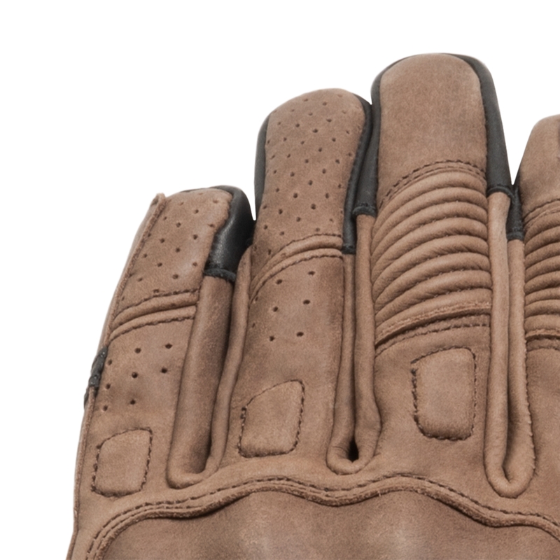 Guantes de moto para mujer BROGER Ohio vintage marrón liquidación