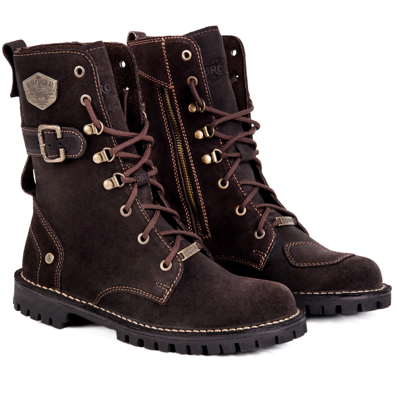 Botas de moto BROGER OHIO marrón liquidación