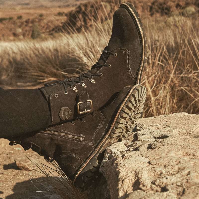 Botas de moto BROGER OHIO marrón liquidación