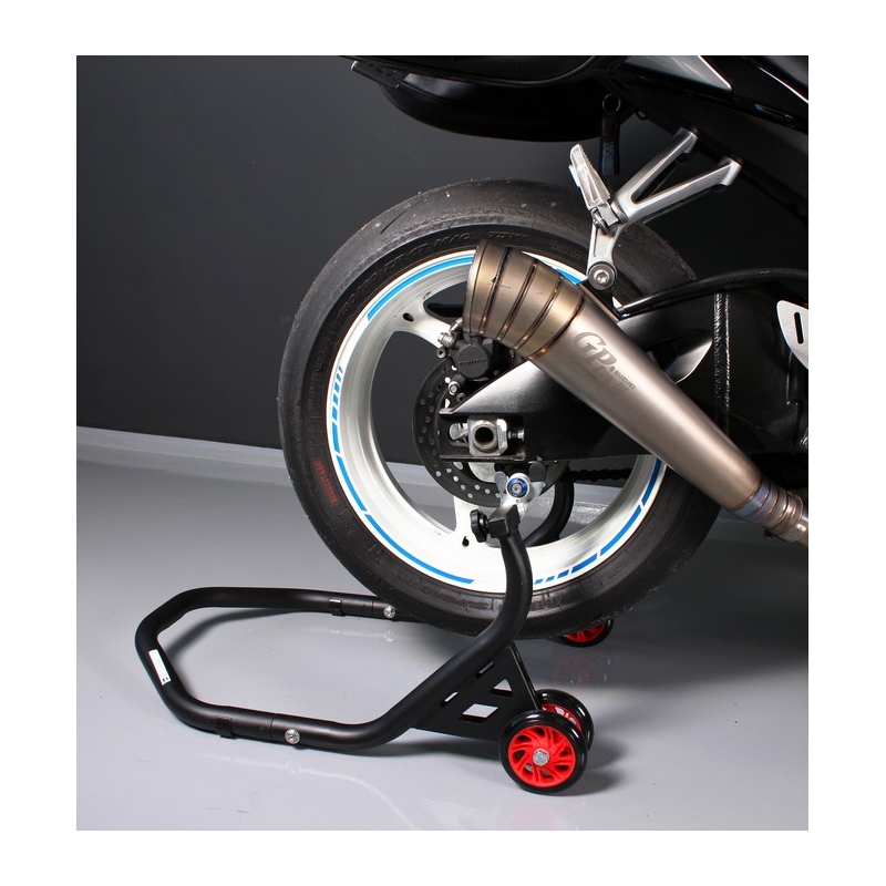 Juego de soportes para motocicleta R-TECH EVO (delantero + trasero con ruedas)