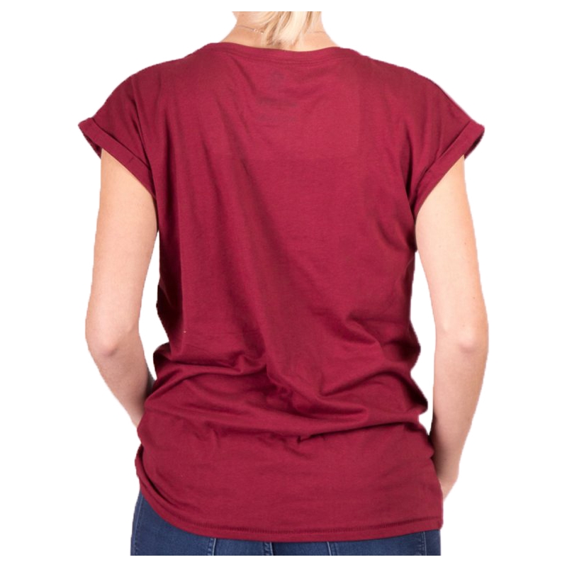 Camiseta Mujer Corazón Negro Romantic Lover Ext roja