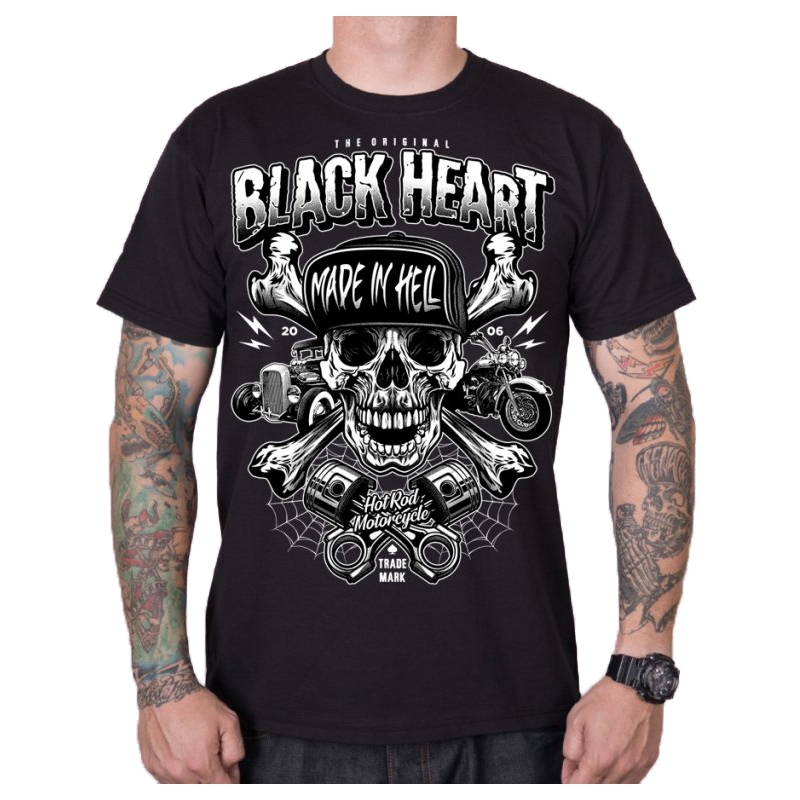 Camiseta hombre Black Heart Sinner negra