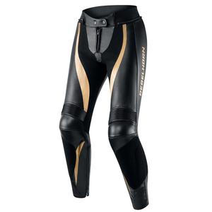 Pantalón de moto para mujer Rebelhorn Rebel Gold and Black
