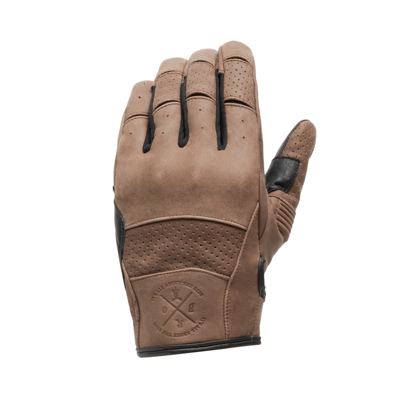 Guantes de moto para mujer BROGER California Vintage Marrón liquidación