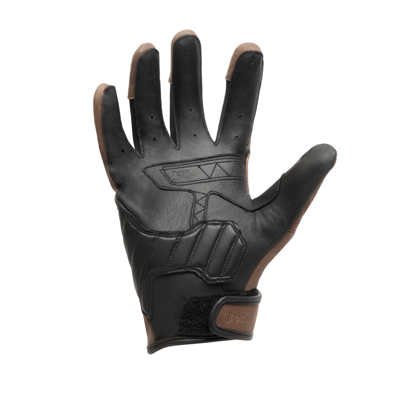 Guantes de moto para mujer BROGER California Vintage Marrón liquidación