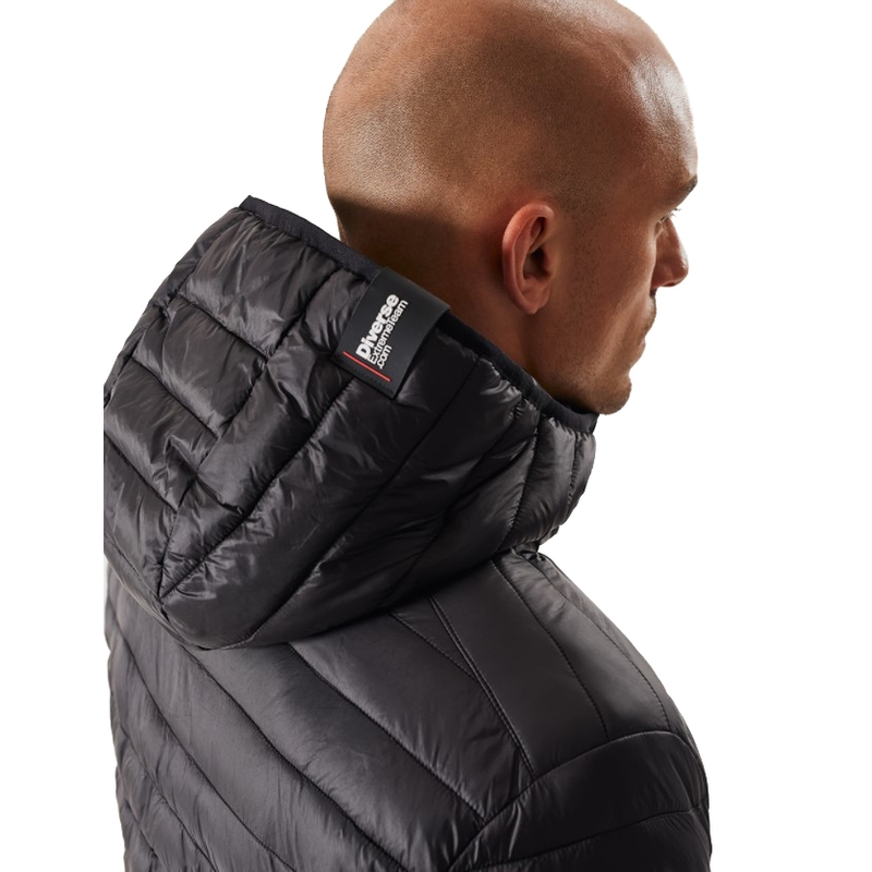 Chaqueta acolchada para hombre DAKAR Pegun negra liquidación