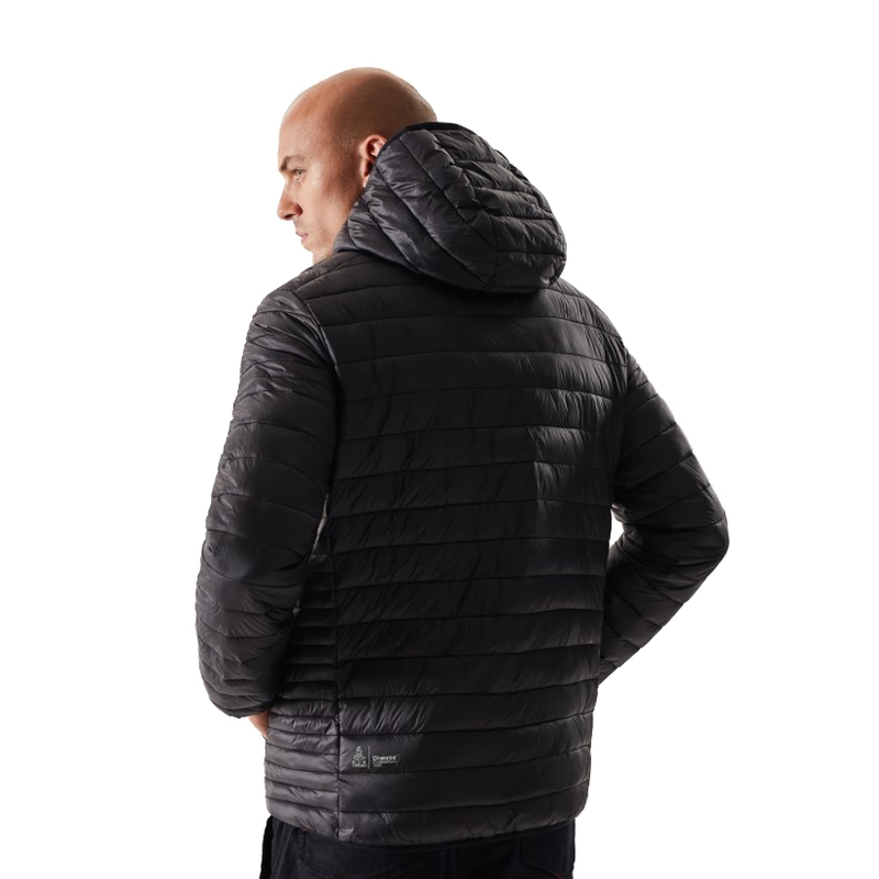 Chaqueta acolchada para hombre DAKAR Pegun negra liquidación