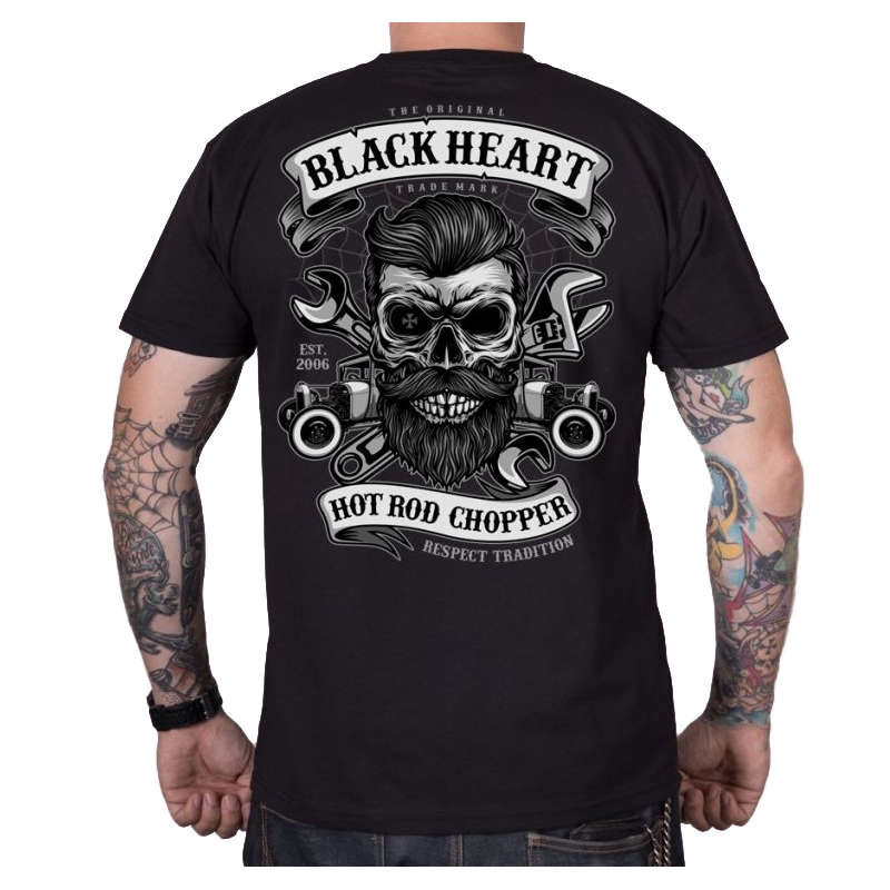 Pánské triko Black Heart Respect Tradition