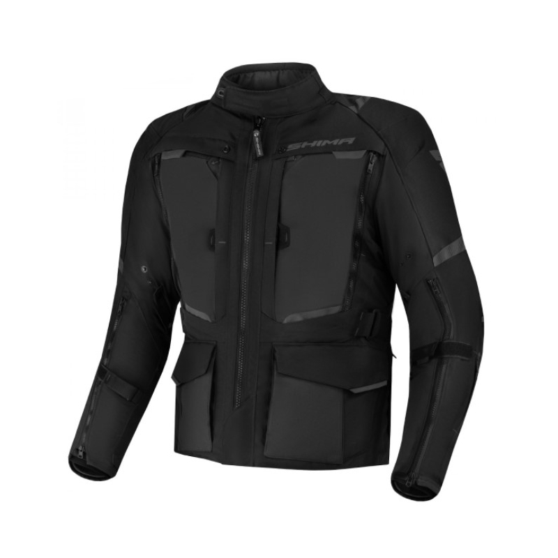 Chaqueta de moto Shima Hero 2.0 negra