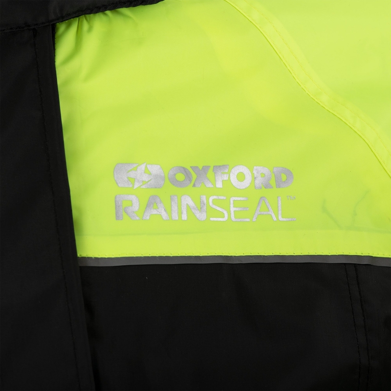 Chubasquero Oxford Rain Seal 22 negro-amarillo fluo