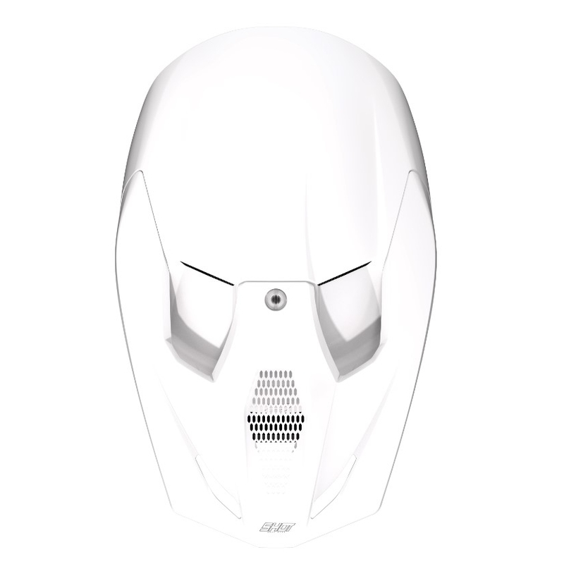 Casco Motocross Shot Race Solid Blanco liquidación