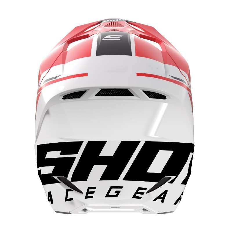 Motokrosová přilba Shot Furious Scope černo-bílo-červená