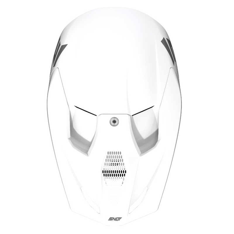 Casco Motocross Shot Furious Solid Blanco
