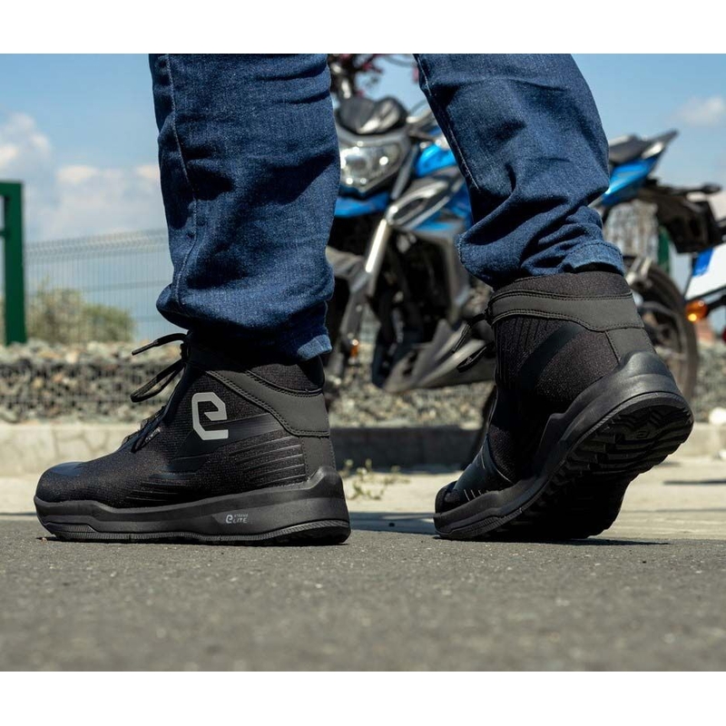 Botas de moto Eleveit Town WP negras