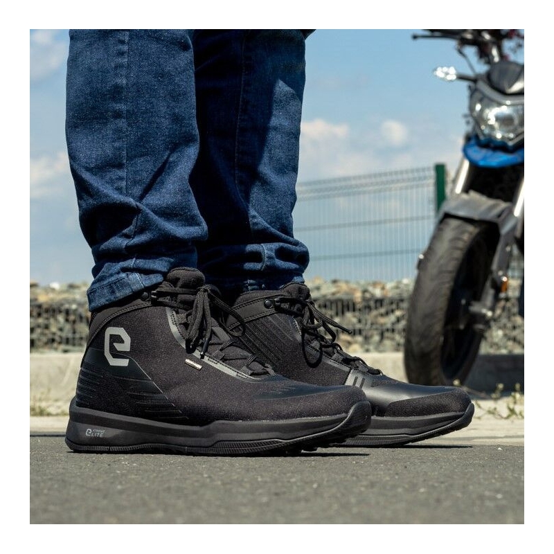 Botas de moto Eleveit Town WP negras