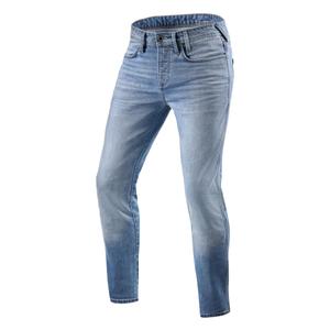 Vaqueros de moto Revit Piston 2 SK azul claro liquidación