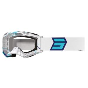 Gafas de motocross Shot Assault 2.0 Drop azul y blanco