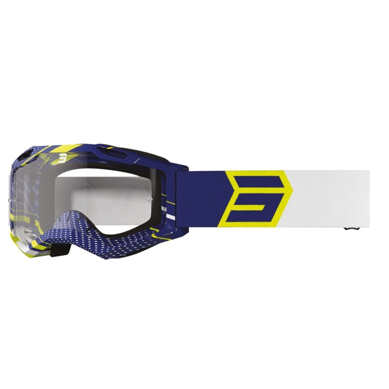 Gafas de motocross Shot Assault 2.0 Drop amarillo-azul-blanco
