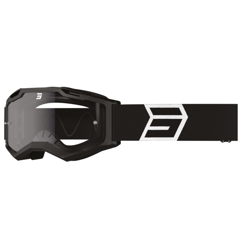 Gafas de motocross Shot Assault 2.0 Solar blanco-negro