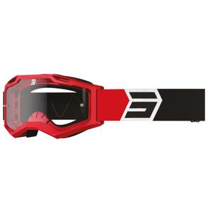 Gafas de motocross Shot Assault 2.0 Solar negro-rojo