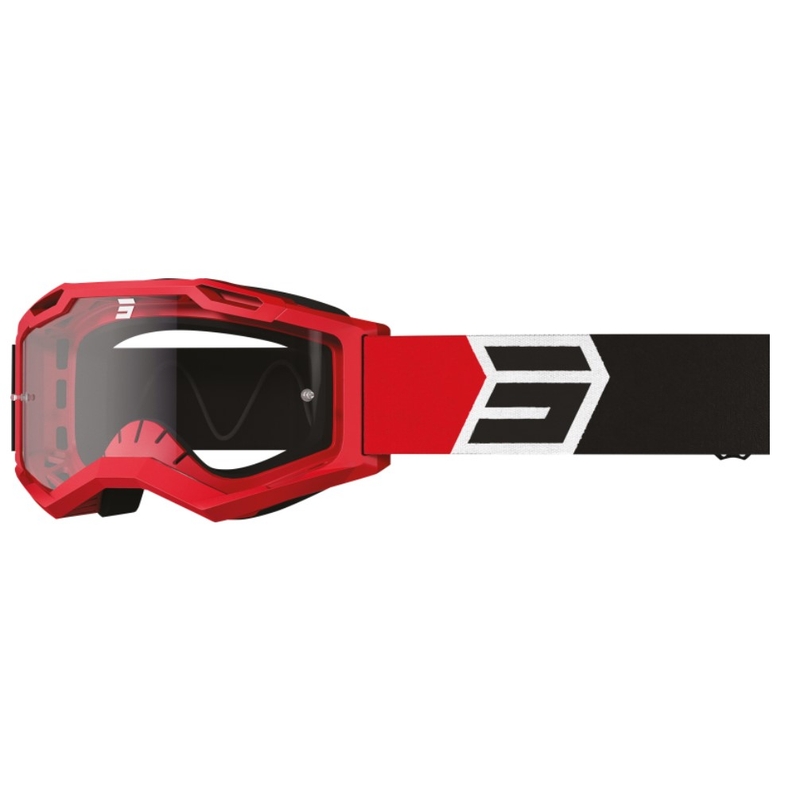 Gafas de motocross Shot Assault 2.0 Solar negro-rojo