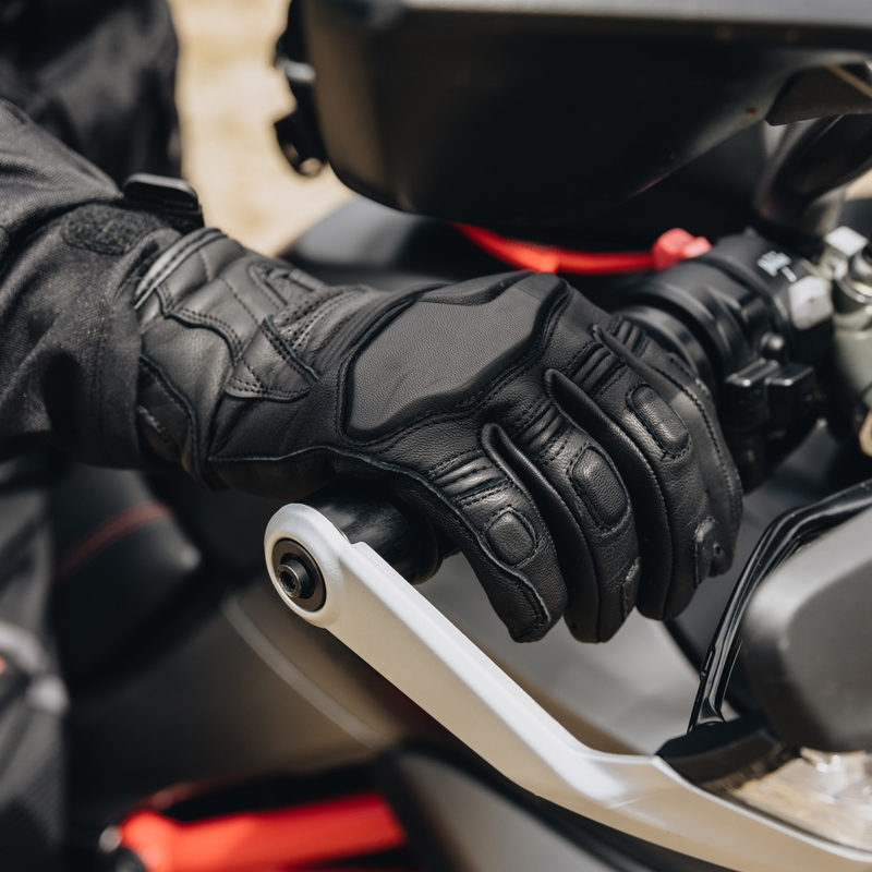 Guantes de moto Ozone Touring II negros liquidación