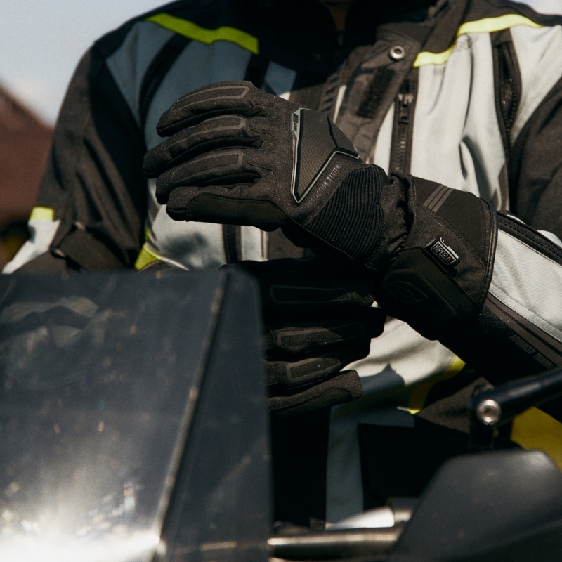 Guantes de moto Ozone Touring WP negro