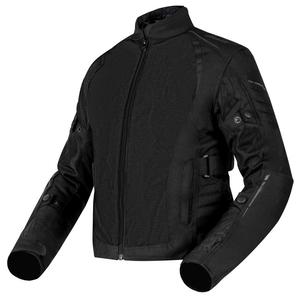 Chaqueta de moto Ozone Flow Black para mujer liquidación