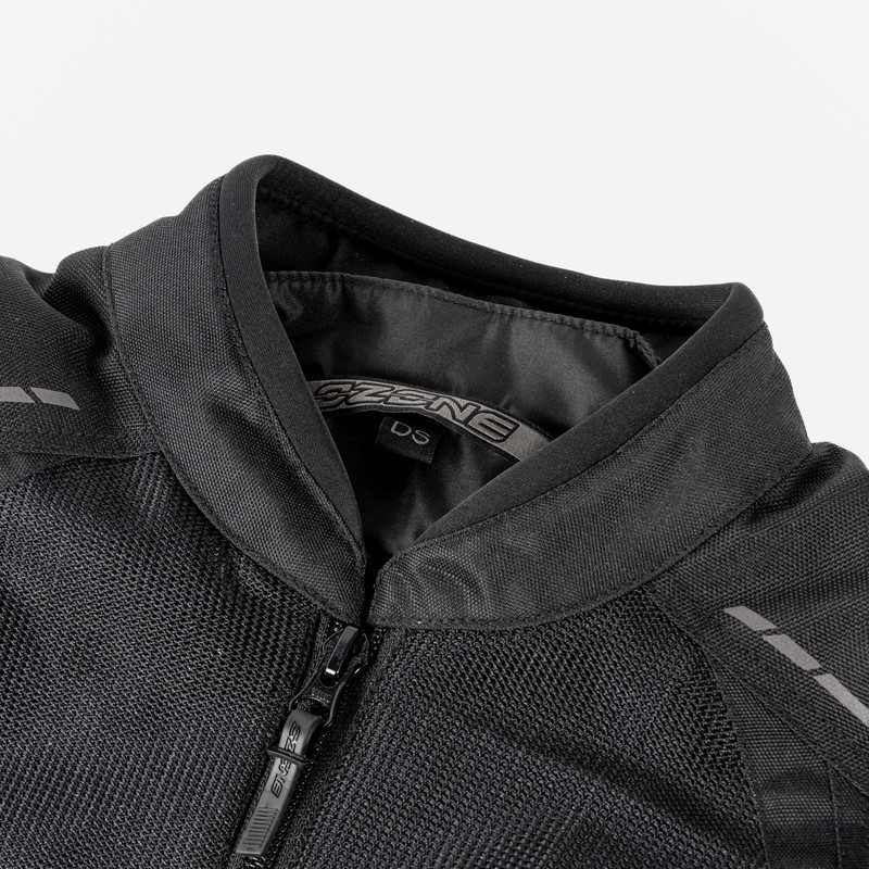 Chaqueta de moto Ozone Flow Black para mujer liquidación