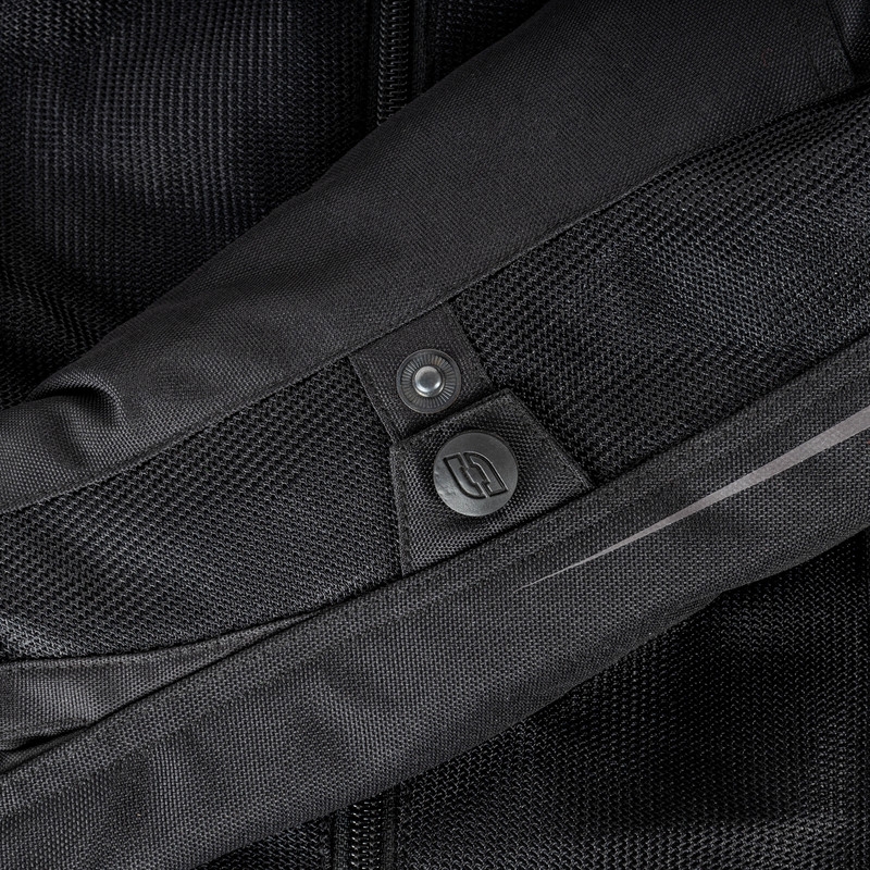 Chaqueta de moto Ozone Flow Black para mujer liquidación