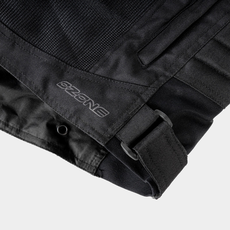 Chaqueta de moto Ozone Flow Black para mujer liquidación
