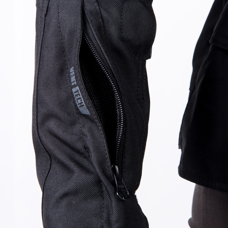 Chaqueta de moto Ozone Sahara para mujer Negro