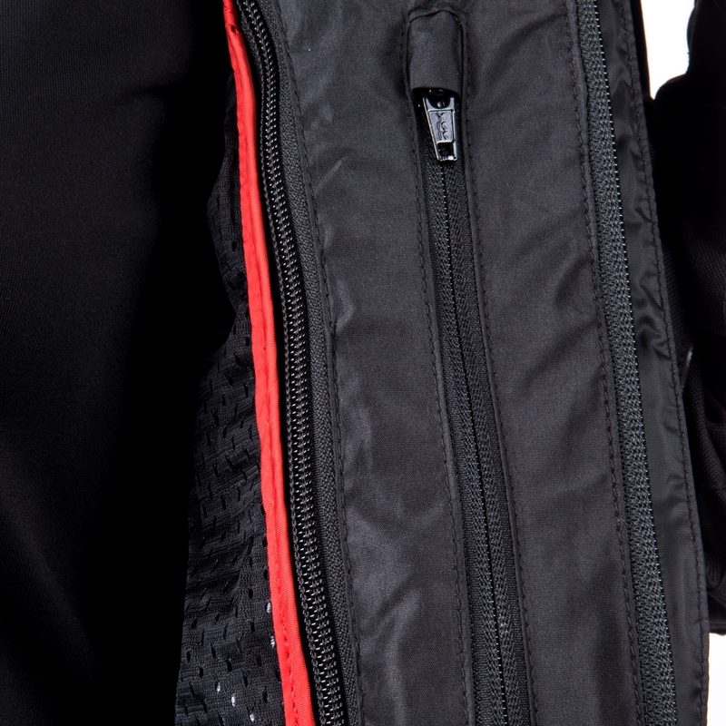 Chaqueta de moto Ozone Sahara para mujer Negro