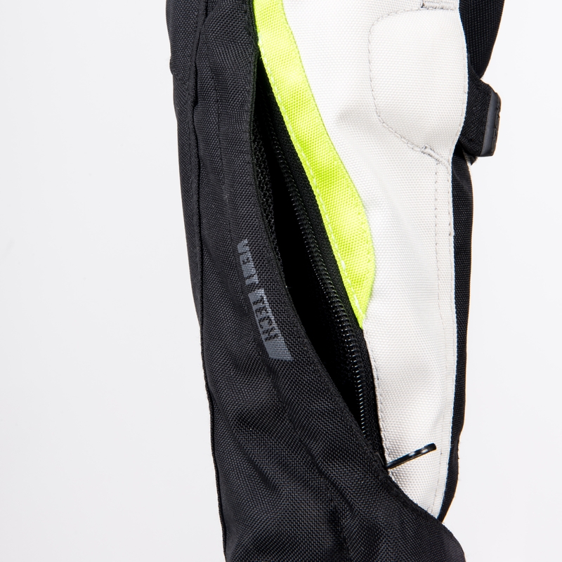 Chaqueta de moto para mujer Ozone Sahara Black-Grey-Fluo Yellow liquidación
