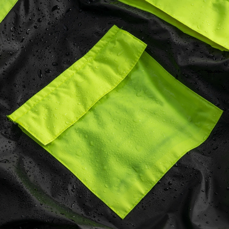 Kombinéza do deště Ozone OZ-141 černo-fluo žlutá