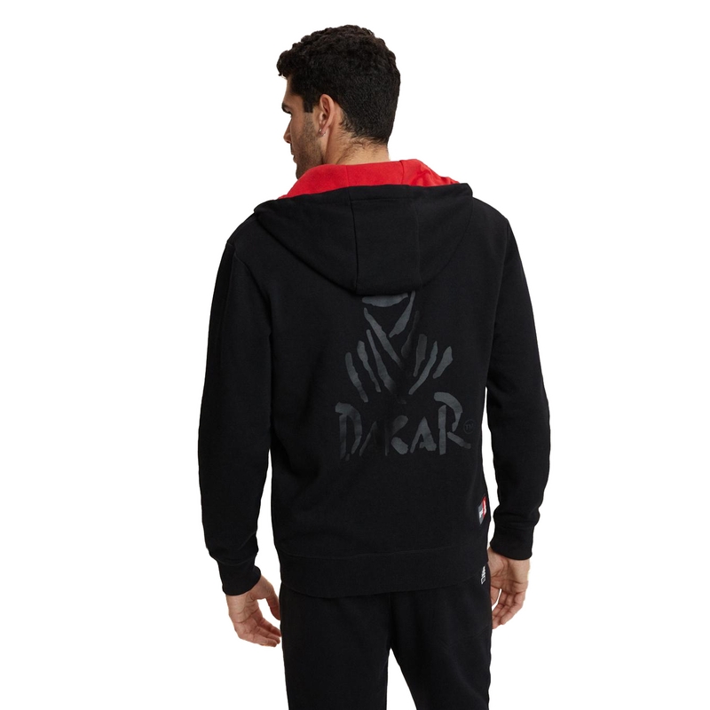 Sudadera DAKAR DKR DIRT 4 negra liquidación