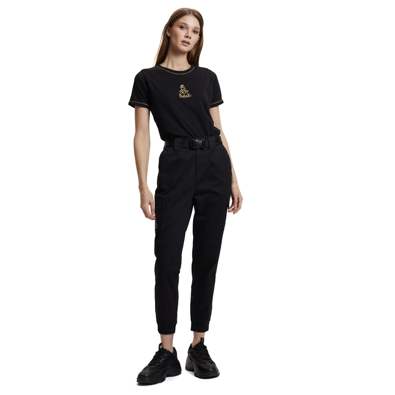 Camiseta señora DAKAR VIP 36 oro-negro