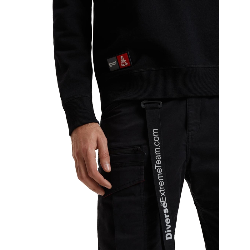 Sudadera con capucha para hombre DAKAR DKR CREW 04 negra