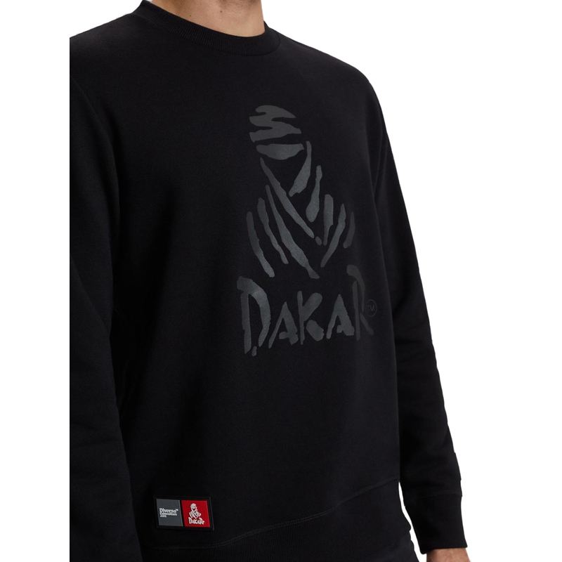Sudadera con capucha para hombre DAKAR DKR CREW 04 negra