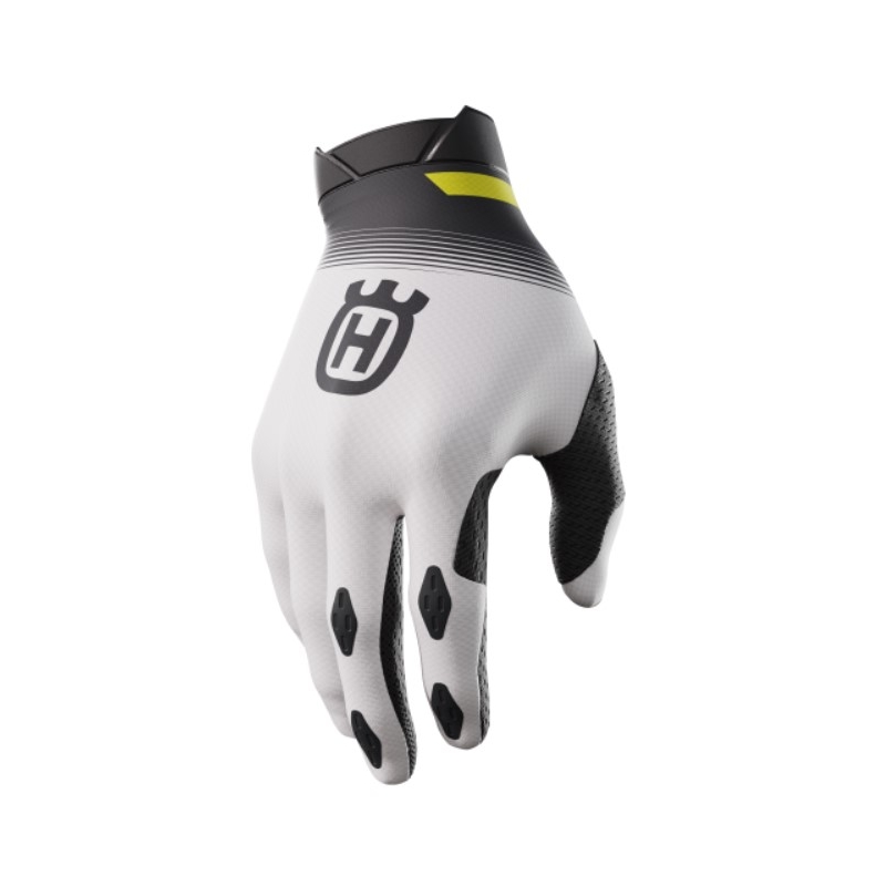 Guantes de motocross Shot Aerolite Husqvarna LE blanco-negro en oferta liquidación