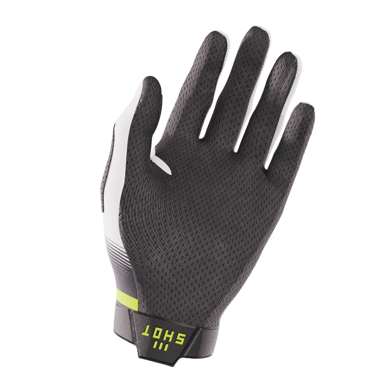 Guantes de motocross Shot Aerolite Husqvarna LE blanco-negro en oferta liquidación